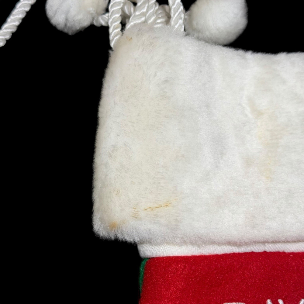 Christmas Advent Calendar Stocking 24 Day Countdown w/ Pockets & Jingle Bell - Picture 9 of 16